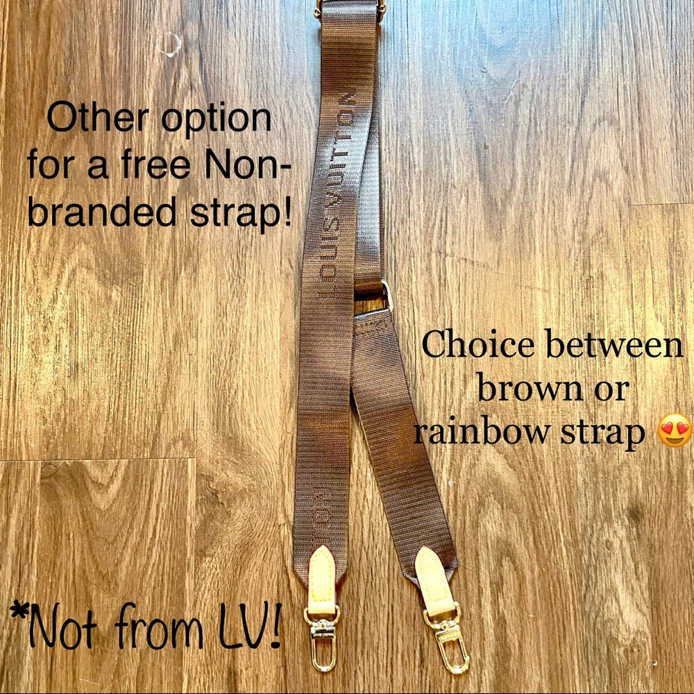 Louis Vuitton Trousse 23 Crossbody bag Custom Painted in rainbow with charms - Picture 16 of 16